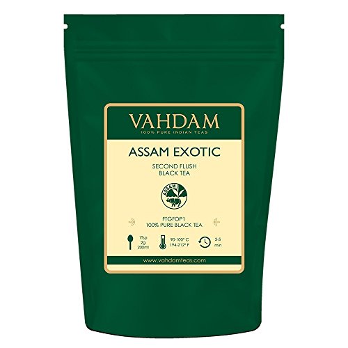 Vahdam, Fresh Harvest Assam Tea Leaves With Golden Tips, 3.53 Oz