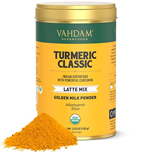 Vahdam, Golden Milk Tea - Organic Turmeric Latte, 40 Cups 3.53