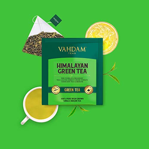 Vahdam, Green Tea Sampler, 5 Teas - Tea Variety Pack | Assorted