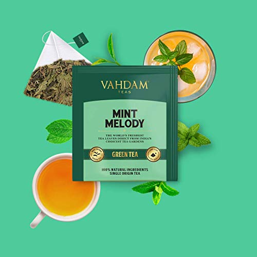 Vahdam, Green Tea Sampler, 5 Teas - Tea Variety Pack | Assorted