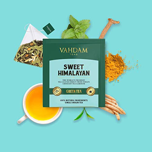 Vahdam, Green Tea Sampler, 5 Teas - Tea Variety Pack | Assorted