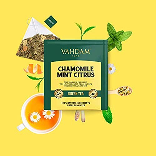 Vahdam, Green Tea Sampler, 5 Teas - Tea Variety Pack | Assorted