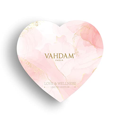 Vahdam, Heart Box Tea Gift Set - Limited Edition Gifts For Her |