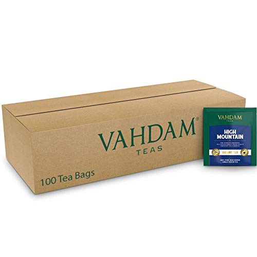 Vahdam, High Mountain Oolong Tea Bags, 100 Count | 100% Detox Te