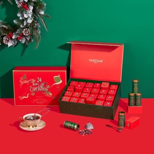 Vahdam, Holiday Tea Gift Sets - 24 Tea Varieties In Luxury Gift