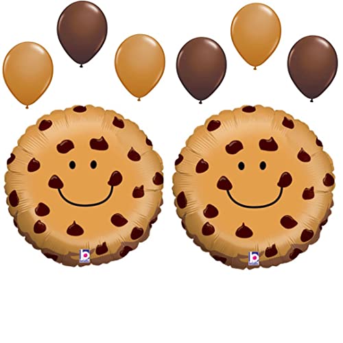 Valueballoon Party & Gifts 8 Piece Chocolate Chip Cookie Balloon...