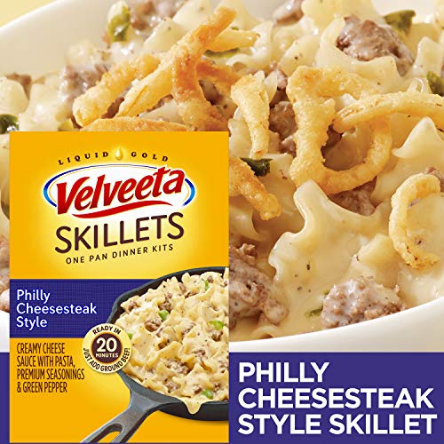 Velveeta Cheesy Skillets Philly Cheesesteak Style Meal Kit 12.2