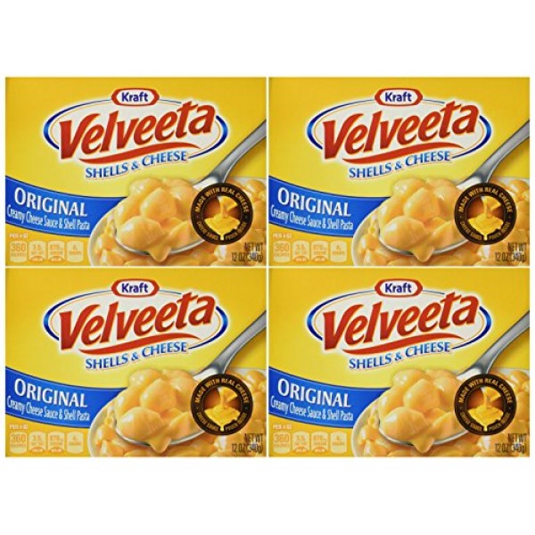 Velveeta Shells & Cheese The Original - 12oz - 4 Boxes