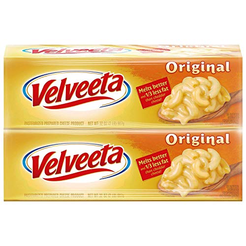 Velveeta Cheese 32 Oz. - 2 Boxes Total 4 Pounds Melts Better