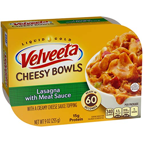 Velveeta Cheesy Bowls Lasagna With Meat Sauce 9 Oz Box