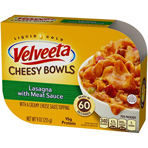 Velveeta Cheesy Bowls Lasagna With Meat Sauce 9 Oz Box