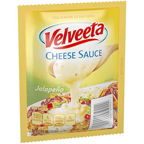 Velveeta Jalapeno Cheese Sauce 4 Oz Pouch