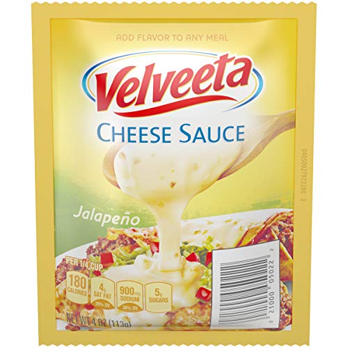 Velveeta Jalapeno Cheese Sauce 4 Oz Pouch