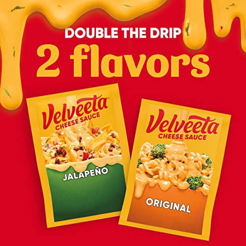 Velveeta Original Cheese Sauce 4 Oz Pouches, 3 Count