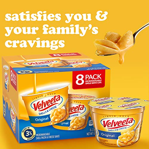 Velveeta Original Microwavable Shells & Cheese Cups 8-2.39 oz cups