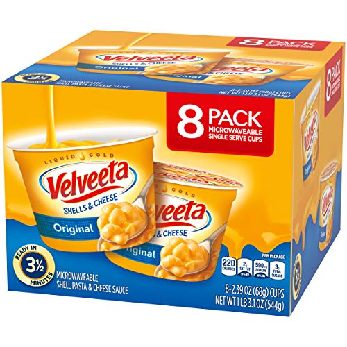 Velveeta Original Microwavable Shells & Cheese Cups 8-2.39 oz cups