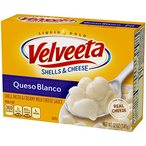 Velveeta Queso Blanco Shells And Cheese Meal Box, 12 Oz