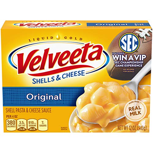 Velveeta Shells &Amp; Cheese Dinner, 12-Ounce Boxes Pack Of 6