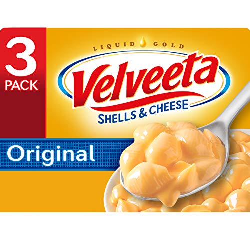 Velveeta Original Shells And Cheese Meal 12 Oz Boxes, Pack Of 3