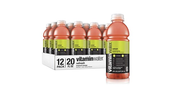 Vitaminwater Refresh, Tropical Mango Flavored, Electrolyte ...