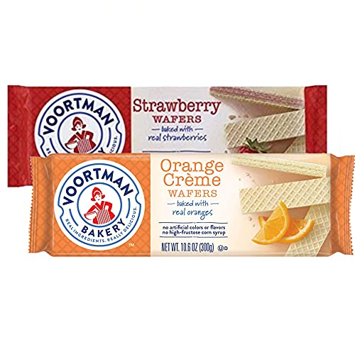 Voortman Bakery Wafers Variety Pack | Key Lime, Strawberry, Lemo...