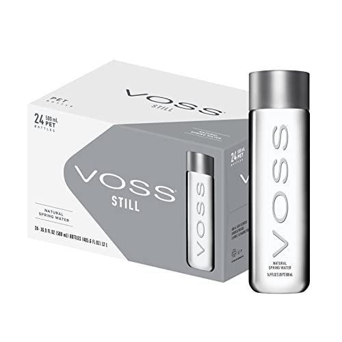 VOSS Premium Still Bottled Water, Naturally Pure, BPA Free, PET ...