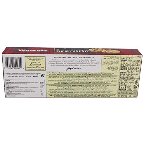 Walkers Chocolate Chip Shortbread 175G