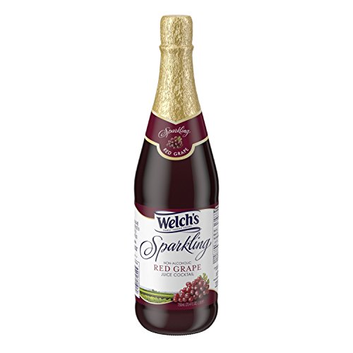 Welchs Sparkling Juice Cocktail, Non-Alcoholic, Red Grape, 25.4