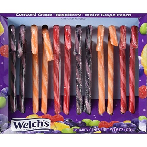 Welchs Concord Grape Holiday Raspberry &Amp; White Grape Peach Cand