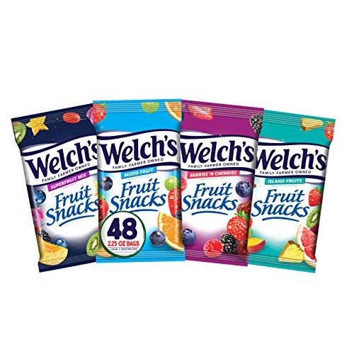 Welchs Fruit Snacks, Bulk Variety Pack With Mixed Fruit, Superf