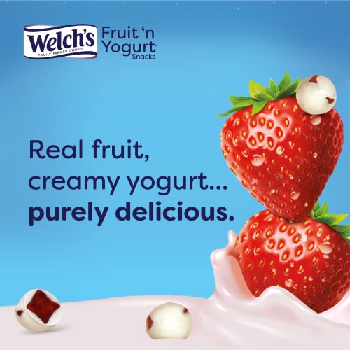 Welchs Fruit Snacks, Fruit N Yogurt Varitey Pack, Strawberry,