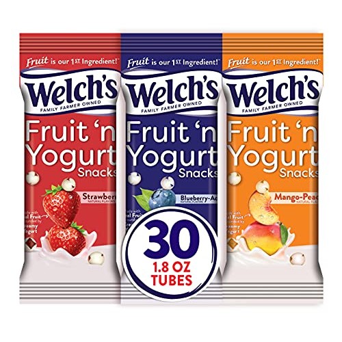 Welchs Fruit Snacks, Fruit N Yogurt Varitey Pack, Strawberry,