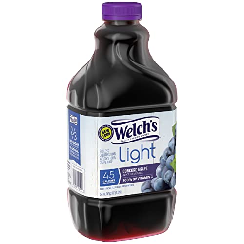 Welchs Juice 64oz Bottle Pack of 4 Choose Flavor Below Light...