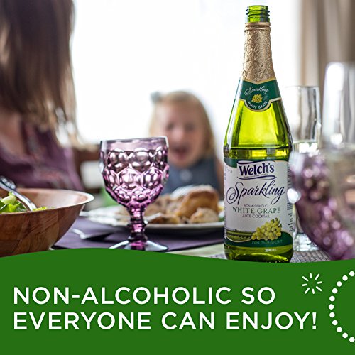 Welchs Sparkling White Grape Juice Cocktail, Non-Alcoholic, 25....