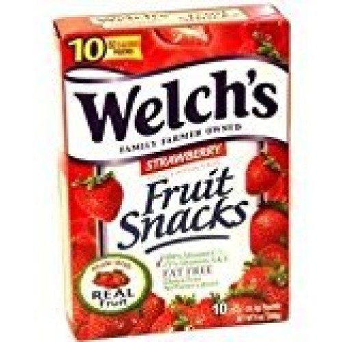 Welchs Strawberry Fruit Snacks 1 Box Of 10 Pouches