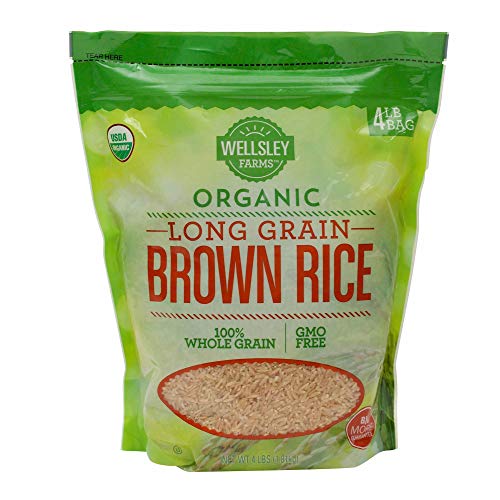 Wellsley Farms Organic Long-Grain Brown Rice, 4 Lbs.