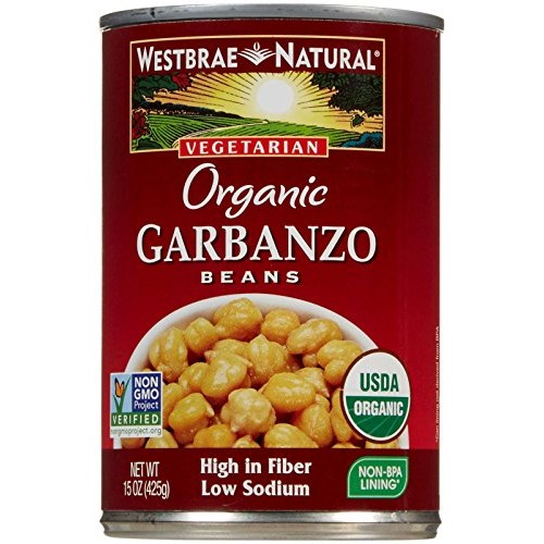 Westbrae Natural Organic Garbanzo Beans, 15 Ounce Pack Of 12