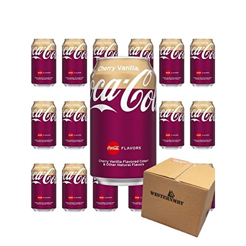 Coca cola cherry vanilla, 12 fl oz, 18 cans