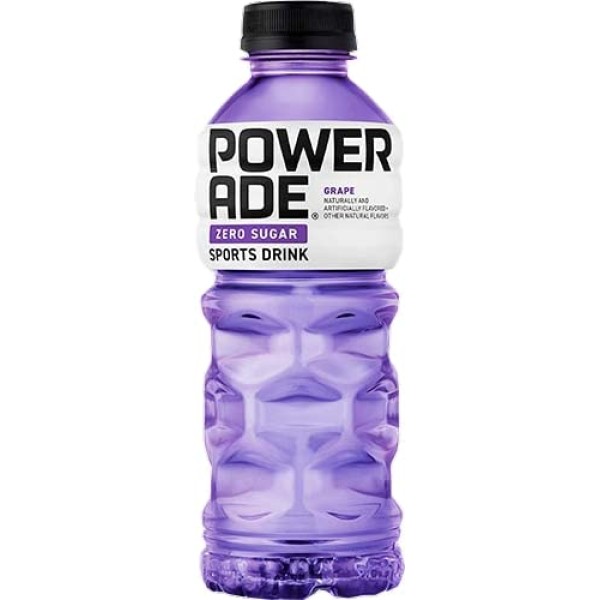 Powerade Zero Grape Sports Drink Bottles (20 oz x 8 ct) Delivery - DoorDash