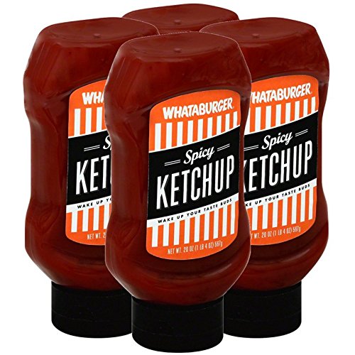 4-Pack Whataburger Spicy Ketchup - 20Oz Bottle