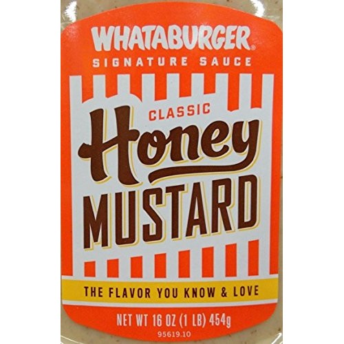 Whataburger Honey Mustard Pack Of 1 16Oz Bottle