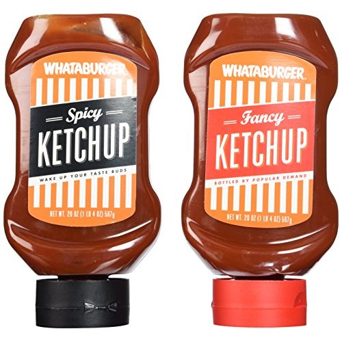 Whataburger Ketchup Variety Pack- 1 Whataburger Spicy Ketchup &Amp;