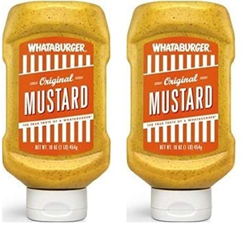 Whataburger Original Mustard - 16 Oz., Pack Of 2