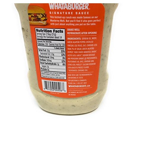 Whataburger Sauce Bundle Mustard, Honey Mustard,Creamy Pepper,