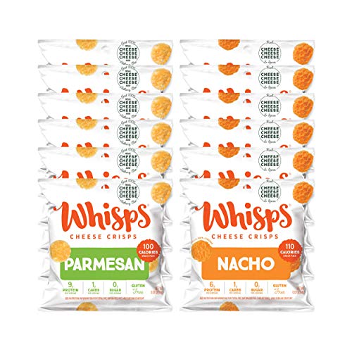 Whisps Parmesan &Amp; Nacho Cheese Crisps Variety Pack | Back To Sch