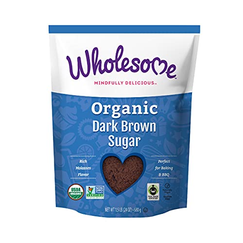 Wholesome Organic Dark Brown Sugar, Fair Trade, Non Gmo &Amp; Gluten