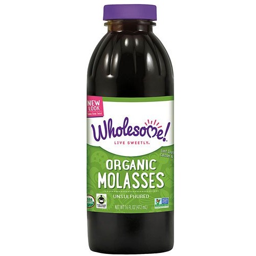 Wholesome Sweeteners Organic Molasses Unsulphured -- 16 Fl Oz -