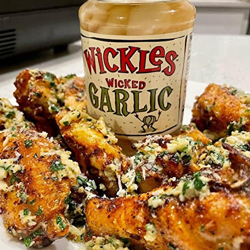 Wickles Pickles Wicked Garlic 3 Pack - Spicy Pickled Garlic Cl...