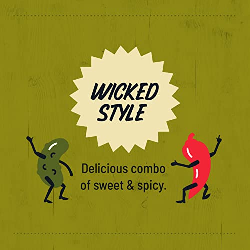 Wickles Pickles Wicked Garlic 3 Pack - Spicy Pickled Garlic Cl...