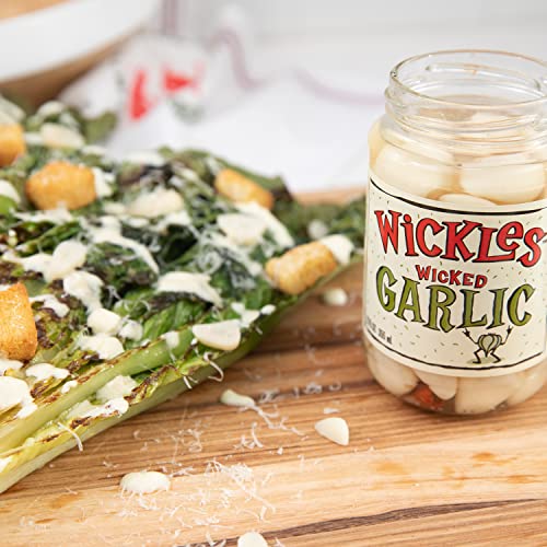 Wickles Pickles Wicked Garlic 3 Pack - Spicy Pickled Garlic Cl...